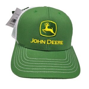 John‎ Deere Green Mesh Trucker Hat Adjustable